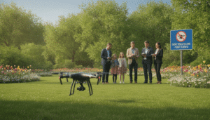 Darf man in Parks mit einer Drohne fliegen?