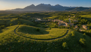 Tourismus- und Reiseaufnahmen mit der Drohne
